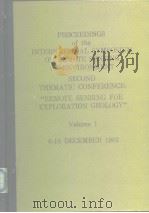 PROCEEDINGS of the INTERNATIONAL SYMPOSIUM ON REMOTE SENSING OF ENVIRONMENT VOLUME 1-2 PDF电子版封面