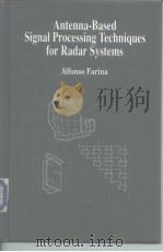 Antenna-Based Signal Processing Techniques for Radar Systems PDF电子版封面 0890063966