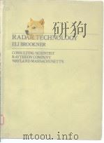 RADAR TECHNOLOGY ELI BROOKNER CONSULTING SCIENTIST RAYTHEON COMPANY WAYLAD MASSACHUSETTS PDF电子版封面