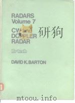 RADARS Volume 7 CW and DOPPLER RADAR PDF电子版封面