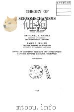 Theory of Servomechani sms PDF电子版封面