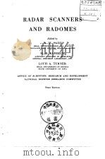 RADAR SCANNERS AND RADOMES PDF电子版封面