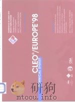 Lasers and Electlo-Optics Europe 1998 PDF电子版封面