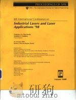 Ineustrial Lasers and Laser Applicartions'98 PDF电子版封面