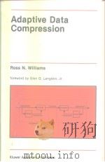 ADAPTIVE DATA COMPRESSION PDF电子版封面 0792390857