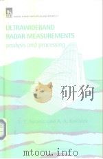 ULTRAWIDEBAND RADAR MEASUREMENTS analysis and processing PDF电子版封面 0852968949