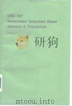 IEEE 1987 International Symposium Digest Antennas & Proagation Volume 1、Volume 2 PDF电子版封面