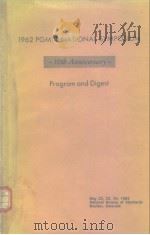 1962 PGMTT NATIONAL SYMPOSIUM——10th Anniversary PDF电子版封面