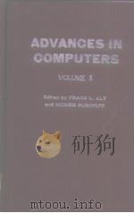 Advances in computers.vol.5 PDF电子版封面 FRANZ L.ALT