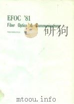 European Fiber Optics and Communications Expostion PDF电子版封面