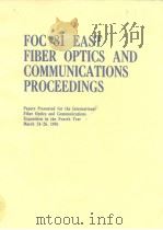 FOC 81 east fiber optics and comunications proceedings.1981 PDF电子版封面