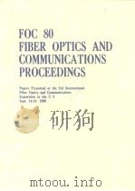 FOC 80 fiber optics and comunications proceedings.1980 PDF电子版封面