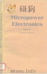 MICROPOWER ELECTRONICS PDF电子版封面