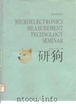 PROCEEDINGS Microelectronics Measurement Technology Seminar PDF电子版封面