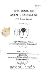 1964 Book of Astm Standards With Related Material PART 6 PDF电子版封面