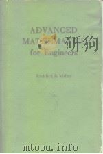 Advanced Mathematics for Engineers PDF电子版封面