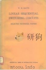 LINEAR SEQUENTIAL SWITCHING CIRCUITS PDF电子版封面