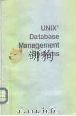 UNIX Database Management Systems PDF电子版封面 0139455930 Ulka Rodgers