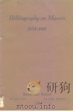 Bibliography on Masers 1954-1961 PDF电子版封面