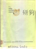 17th relay conference papers PDF电子版封面