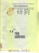 PROCEEDINGS·14th relay conterence PDF电子版封面