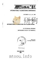 1981 INTERNATIONAL TELEMETERING CONFERENCE PROCEEDINGS Vol 17 PDF电子版封面