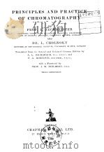 Principles and Practice of Chromatography PDF电子版封面 L.Zechmeister