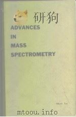 Mass spectrometry conference oxford.1961. PDF电子版封面