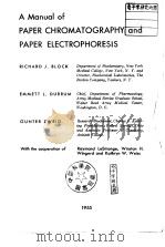 A manual paper chromatography electrophoreala PDF电子版封面