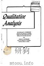 Semimiero Qualitative Organic Arganiysis PDF电子版封面 N.D.Cheronic
