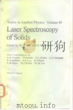 Laser spectrocopy of solids.1981 PDF电子版封面