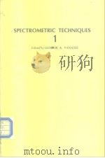 Spectrometic techniques V.I 1977 PDF电子版封面