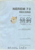 NEREM73 RECORD PDF电子版封面