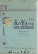 1959 conference proceedings;3rd national convention on military electronics. PDF电子版封面