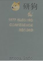 1977 ELECTRO Conference Record PDF电子版封面