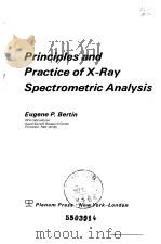 Principles and Practice of X-Ray Spectrometric Analysis PDF电子版封面