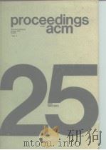 Preceedings of the ACM.Vol.1. PDF电子版封面