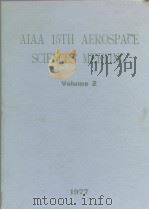 AIAA 15th aerospace sciences meeting.vol.2. 1977 PDF电子版封面