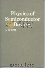 Physics of semiconductor devices PDF电子版封面
