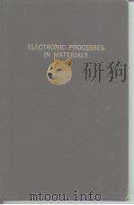 Electronic processes in materias PDF电子版封面