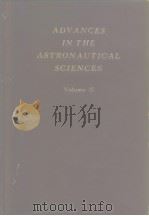 Advances in the astronautical sciences. PDF电子版封面