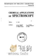 Chemical Applications of Spectroscopy PDF电子版封面