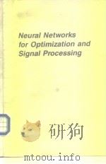 Neural Networks for Optimization and Signal Processing（ PDF版）