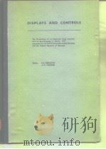 DISPLAYS AND CONTROLS PDF电子版封面 9026501498