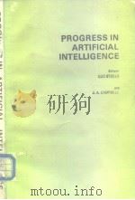 PROGRESS IN ARTIFICAL INTELLIGENCE PDF电子版封面