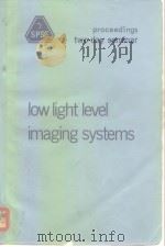 Low light level imaging systems PDF电子版封面