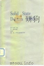 Solid state devices 1985 PDF电子版封面