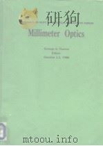 Millimeter Optics PDF电子版封面