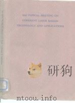 2nd TOPICAL MEETING ON COHERENT LASER RADAR: TECHNOLOGY AND APPLICATIONS PDF电子版封面