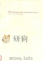 RRE RECOMMENDED COMPONENTS Part 2(Vol.1)《Capacitors》 PDF电子版封面